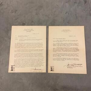 Vintage 1942 Federal Security Agency US Office of Education and War Dept Docs
